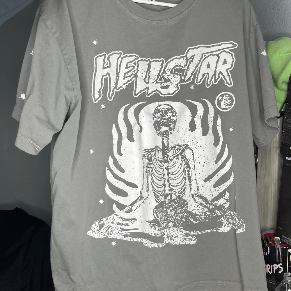 Hellstar Gray Short Sleeve Tee - image 1
